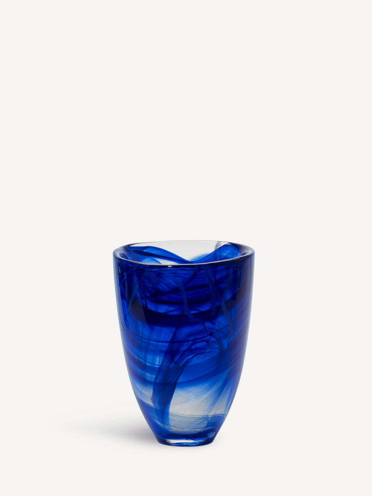 K&B Contrast vase blå 20cm